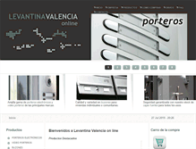 Tablet Screenshot of levantinavalenciaonline.com
